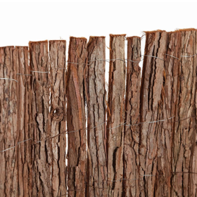 Decorative Pine Fence Catral 17061837, 1.5x5m, Brown