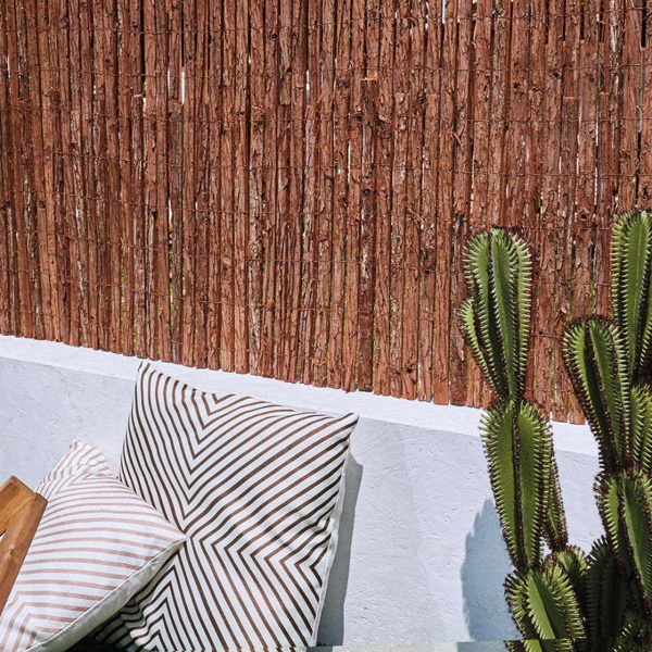 Decorative Pine Fence Catral 17061837, 1.5x5m, Brown