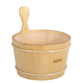 საუნის სათლი Harvia 17061778, 4L, Sauna Bucket, Beige