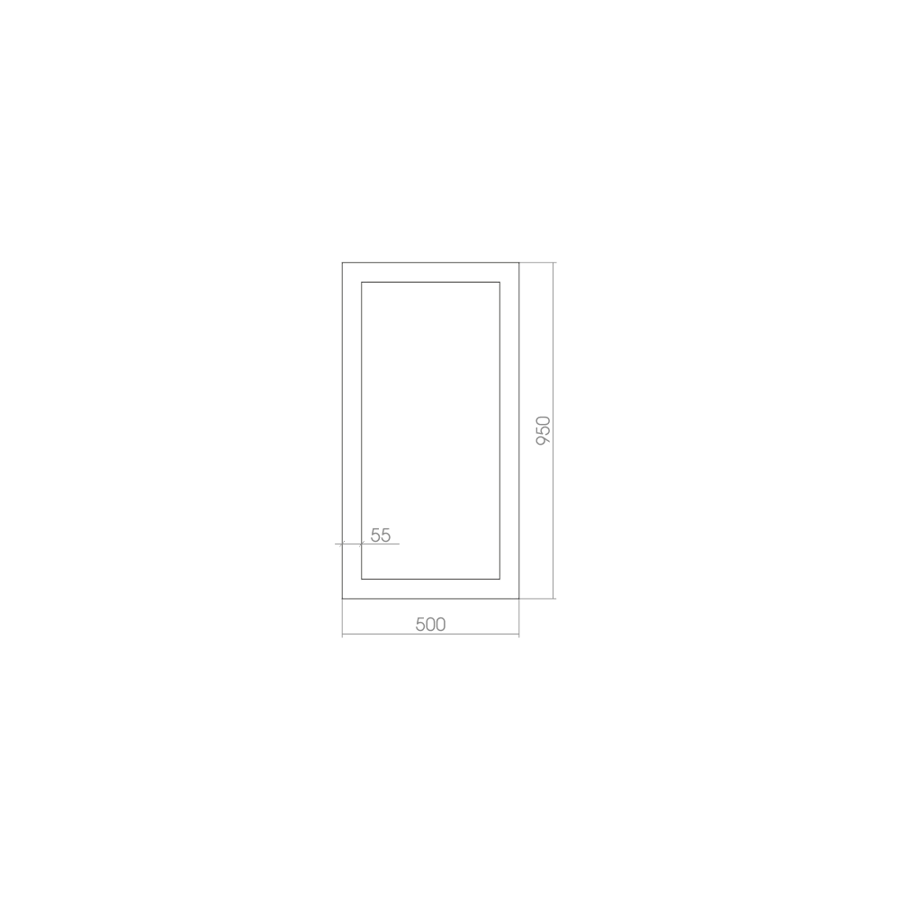 სარკე Silver Mirrors Beli Glianec, Mirror, Silver