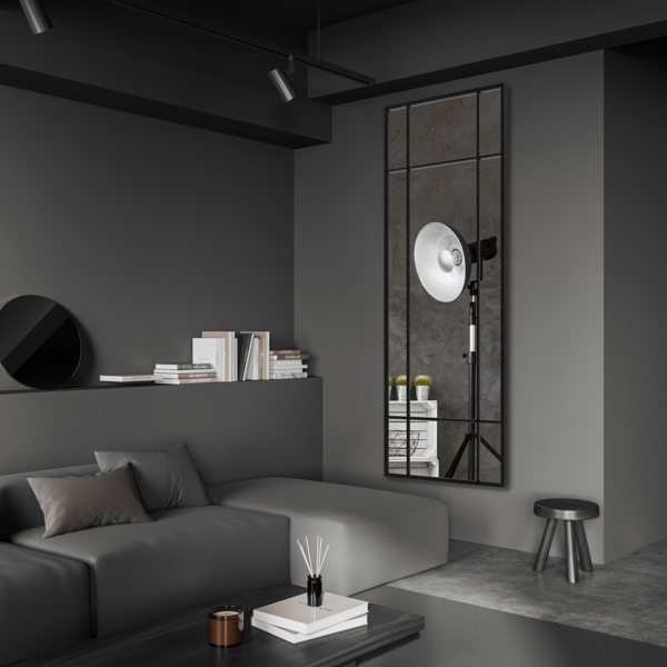 სარკე Styler LOFT LF05 CONNOR, Mirror, Black