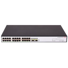 სვიჩი H3C 9801A67Y S1600V2-26S-HPWR L2,  24-Port Gigabit, PoE+ Switch, Black