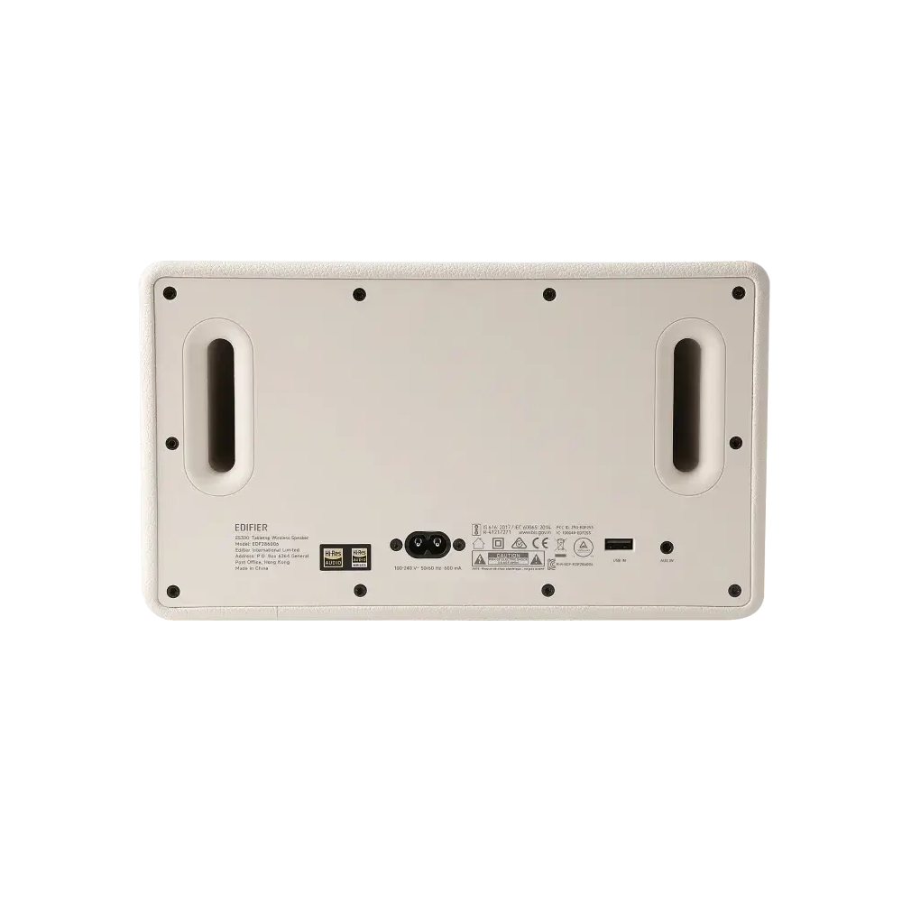 დინამიკი Edifier ES300, 60W, Bluetooth, WiFi (Apple AirPlay), USB-A, AUX, Tabletop Speaker, Ivory
