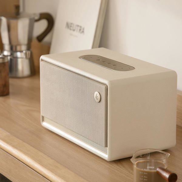 Tabletop Speaker Edifier ES300, 60W, Bluetooth, WiFi (Apple AirPlay), USB-A, AUX, Ivory