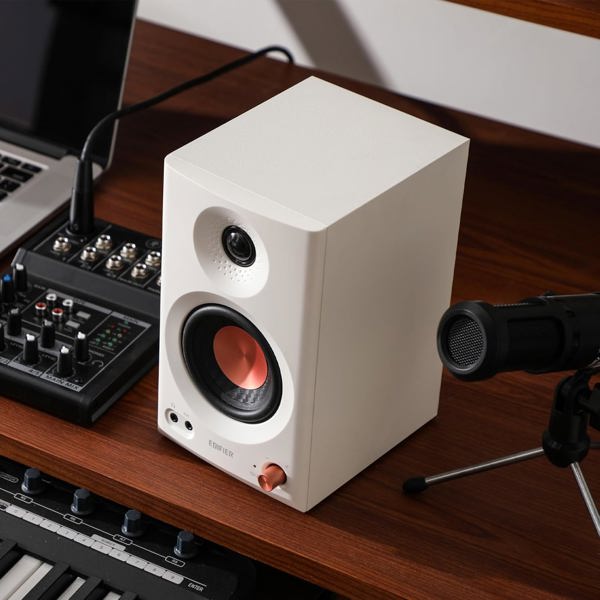 დინამიკი Edifier MR3, 36W, TRS, RCA, AUX, Bluetooth, Powered Studio Monitor Speakers, White