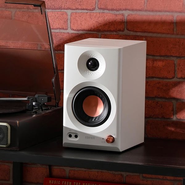 დინამიკი Edifier MR3, 36W, TRS, RCA, AUX, Bluetooth, Powered Studio Monitor Speakers, White