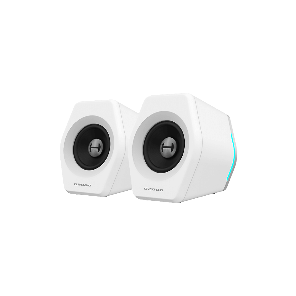 Gaming Speaker Edifier G2000, 16W, Bluetooth, USB, AUX, White