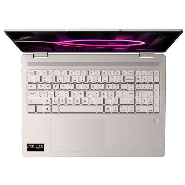 ნოუთბუქი Lenovo 83TF003YRK Yoga 7 2-in-1 16AGP11, 16", Ryzen AI 7-445, 32GB, 1TB SSD, Integrated, W11H, Seashell