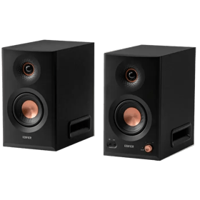 Tri-amped Powered Studio Monitor Speakers Edifier MR5, 110W, XLR, 6.35 mm TRS, RCA, AUX, Black
