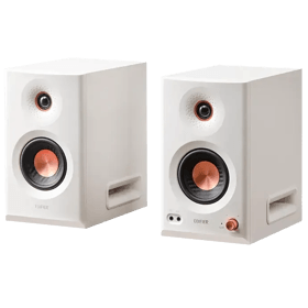 Tri-amped Powered Studio Monitor Speakers Edifier MR5, 110W, XLR, 6.35 mm TRS, RCA, AUX, White