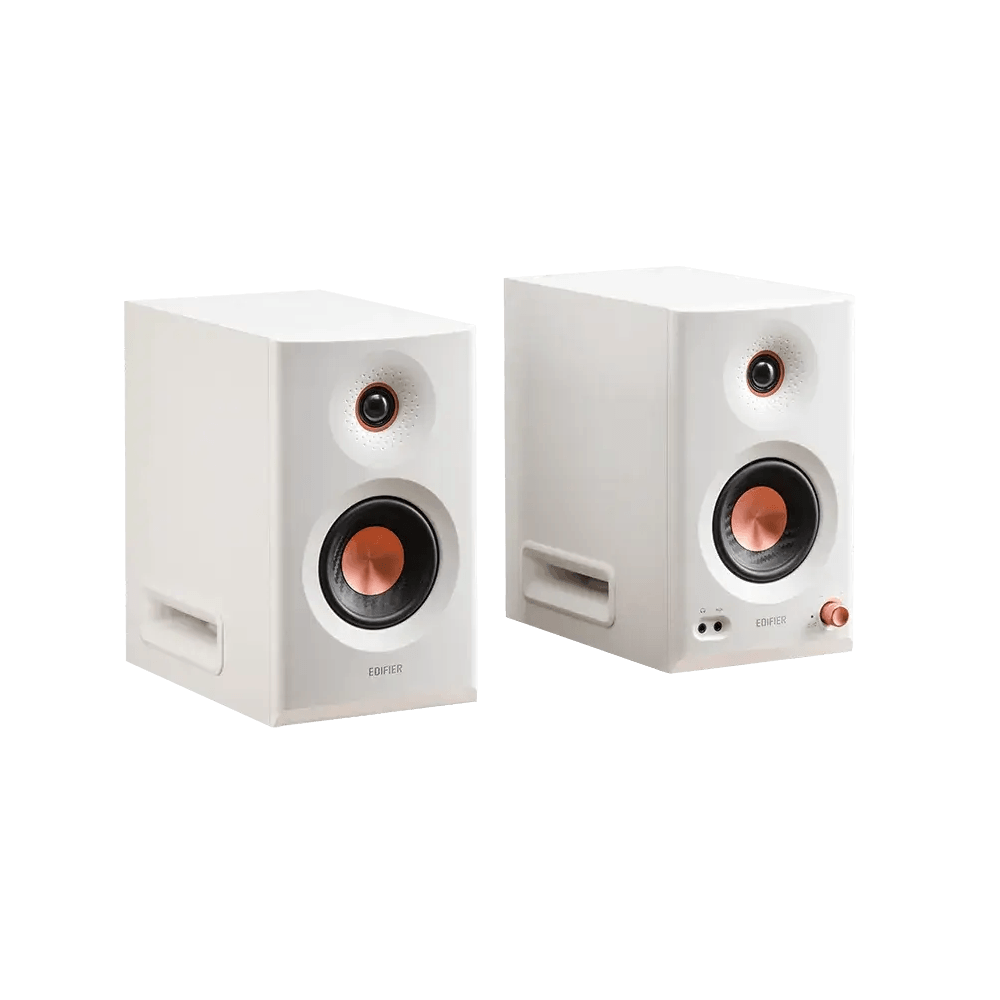 დინამიკი Edifier MR5, 110W, XLR, 6.35 mm TRS, RCA, AUX, Tri-amped Powered Studio Monitor Speakers, White