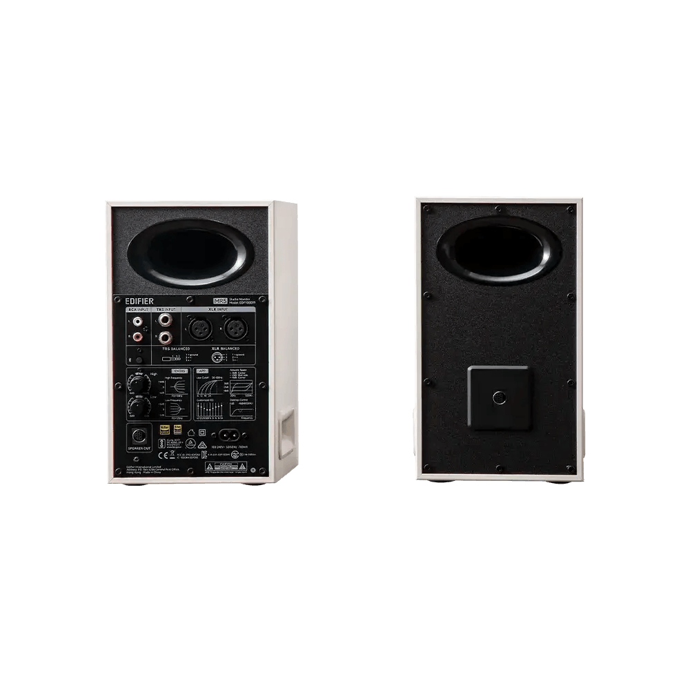 დინამიკი Edifier MR5, 110W, XLR, 6.35 mm TRS, RCA, AUX, Tri-amped Powered Studio Monitor Speakers, White