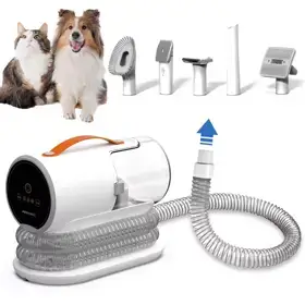 Grooming Trimmer Vacuum Cleaner For Dogs/Cats UBTech AIRROBO PG100, 600W, 12000Pa, 2L, White