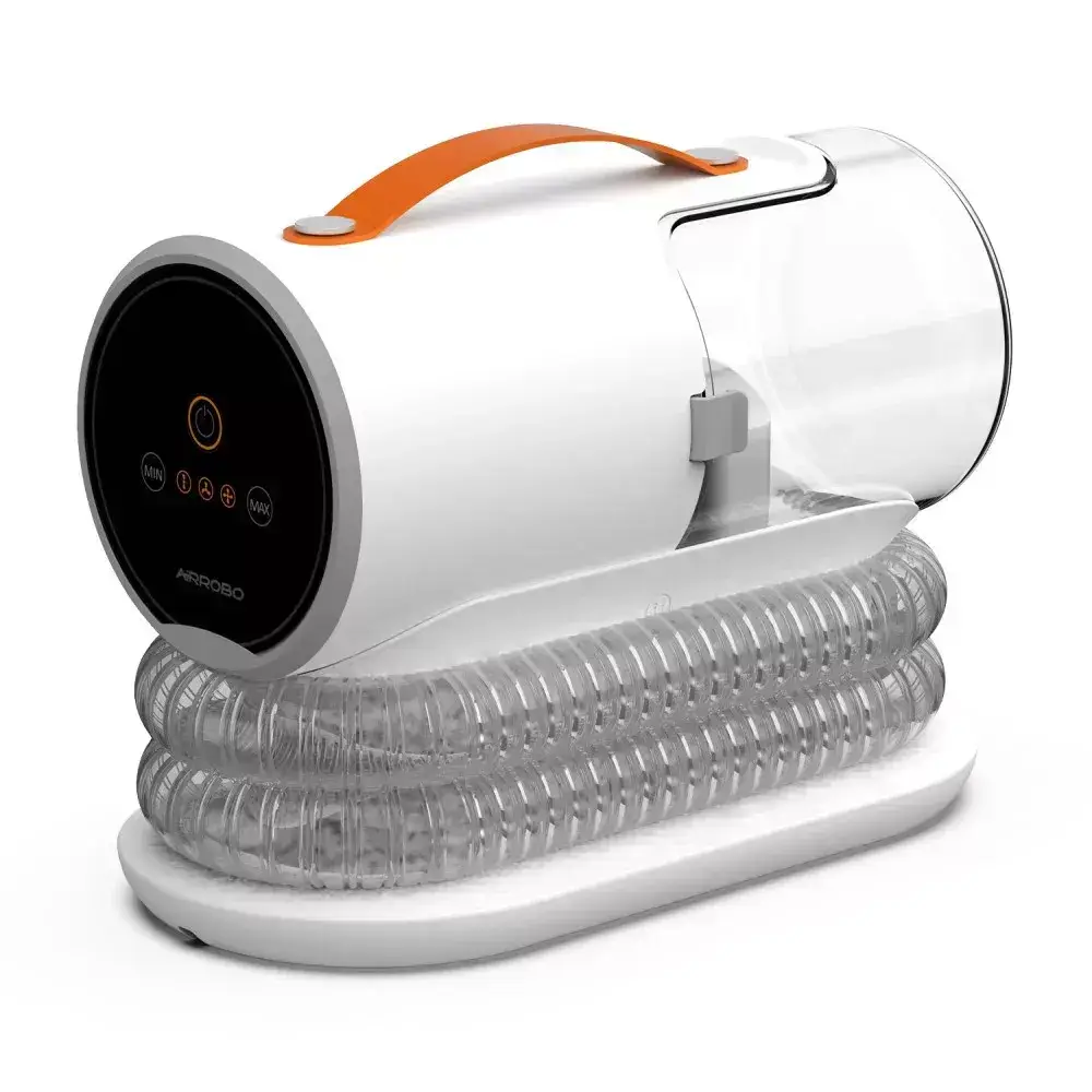 გრუმინგის აპარატი UBTech AIRROBO PG100, 600W, 12000Pa, 2L, Grooming Trimmer Vacuum Cleaner For Dogs/Cats, White