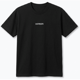 UGREEN S.10.00180-L, Size L, T-shirt, Black
