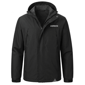 Windproof Jacket UGREEN S.10.00101-L, Size L, Black