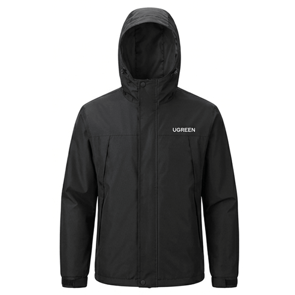 Windproof Jacket UGREEN S.10.00101-L, Size L, Black