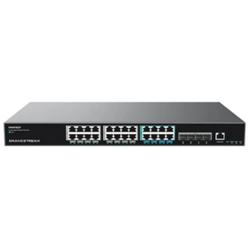 Switch Grandstream GWN7822P, 24-Port Gigabit, PoE+ , Black