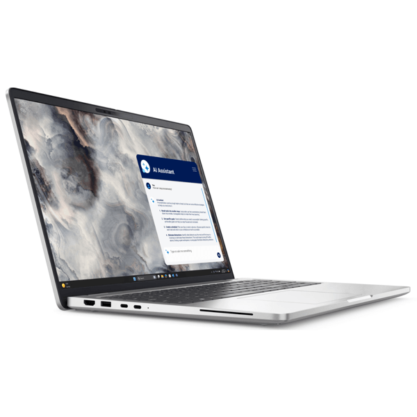 ნოუთბუქი Dell Pro 16 Plus PB16250, 16", Ultra 5-236V, 16GB, 512GB SSD, Integrated, Silver