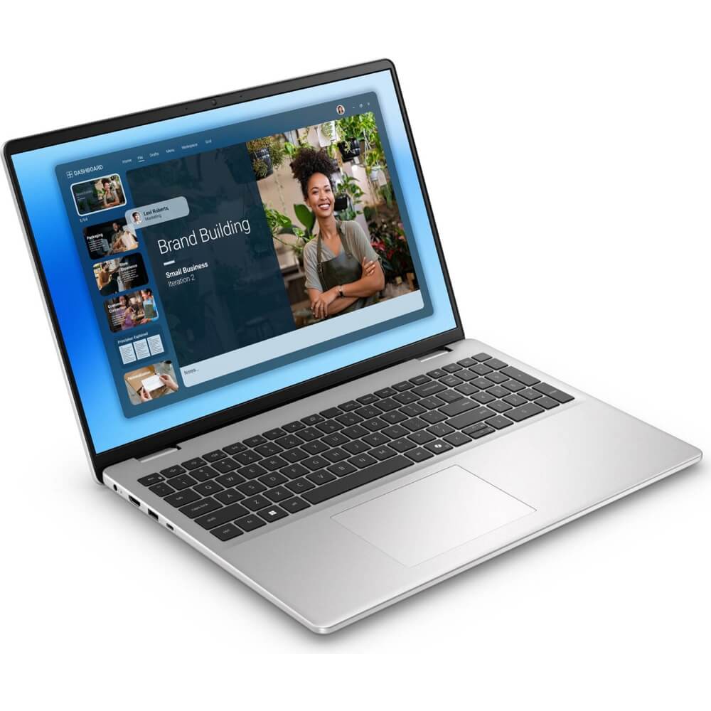 ნოუთბუქი Dell 16 DC16250, 16", Ultra 7-255U, 32GB, 1TB SSD, Integrated, Silver
