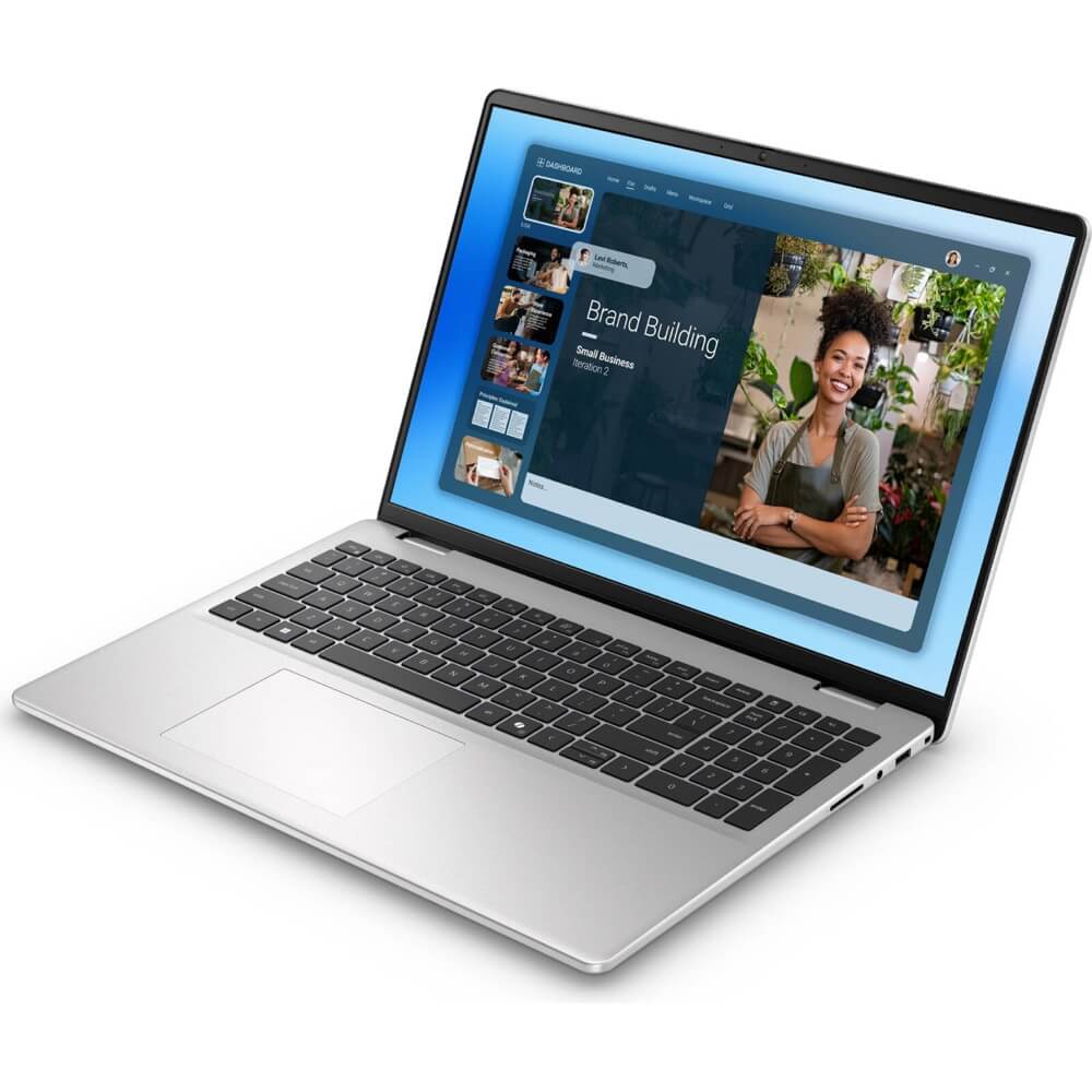 ნოუთბუქი Dell 16 DC16250, 16", Ultra 7-255U, 32GB, 1TB SSD, Integrated, Silver