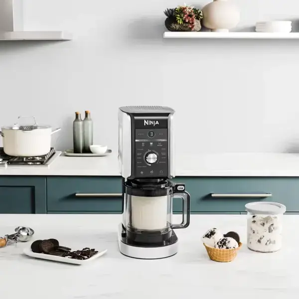 Ice Cream And Frozen Dessert Maker Ninja NC502EU CREAMi Deluxe, 800W, 0.7, Black/Silver