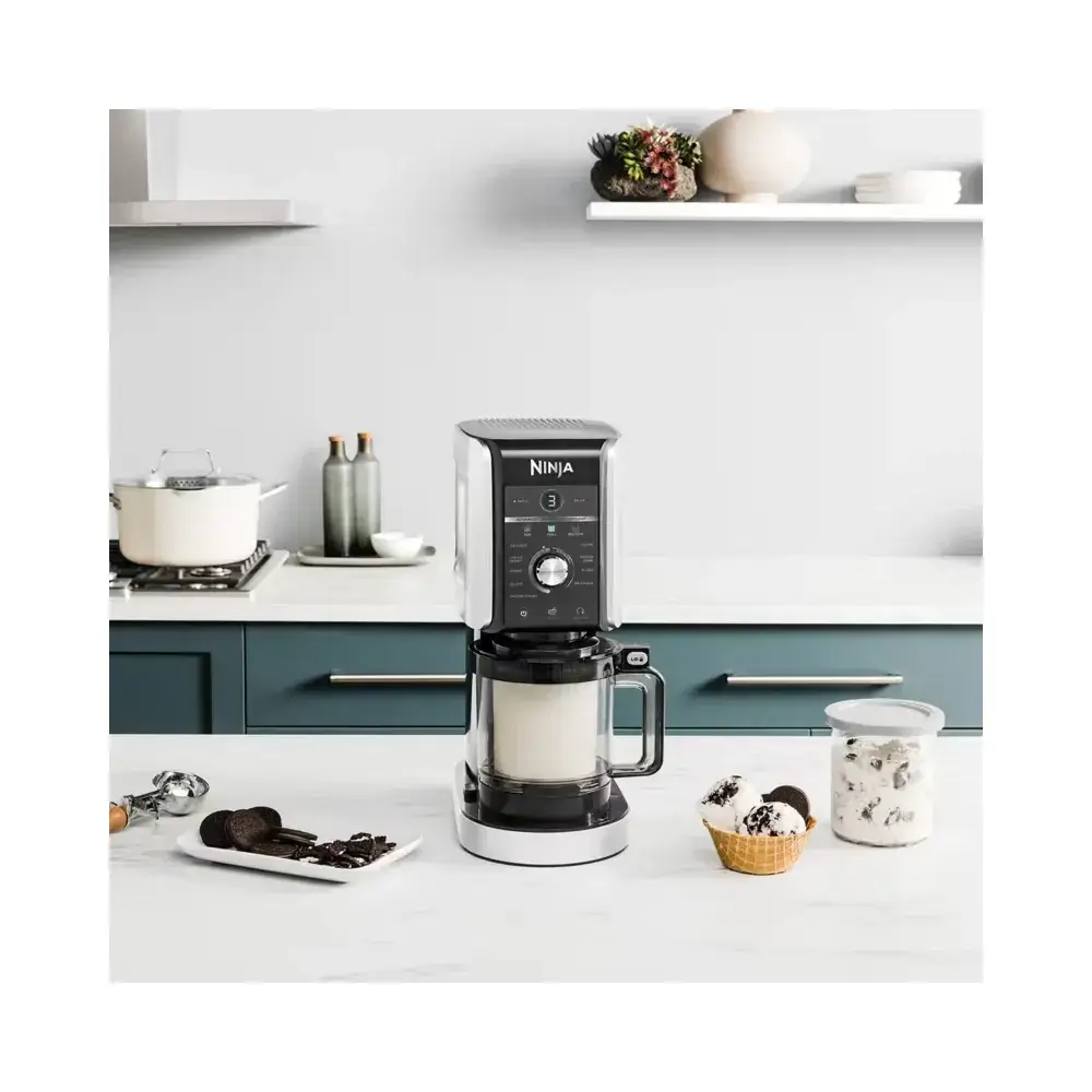 Ice Cream And Frozen Dessert Maker Ninja NC502EU CREAMi Deluxe, 800W, 0.7, Black/Silver