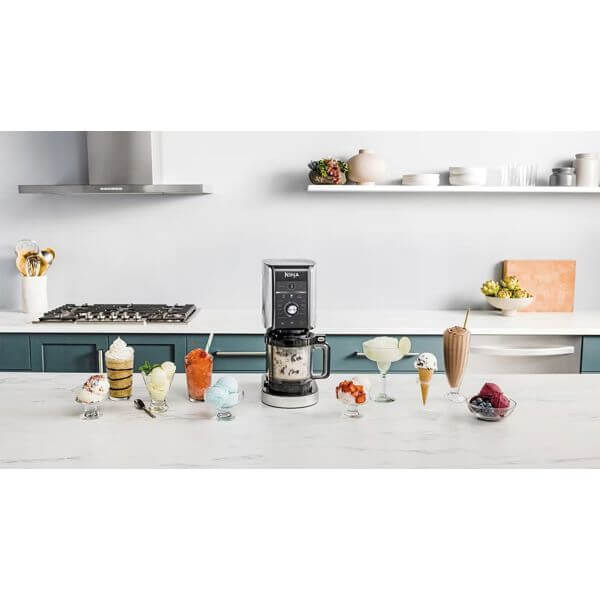Ice Cream And Frozen Dessert Maker Ninja NC502EU CREAMi Deluxe, 800W, 0.7, Black/Silver