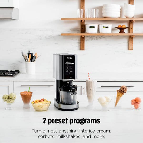 7-in-1 Ice Cream Maker Ninja NC302EU Creami, 800W, 0.4L, Black/Silver