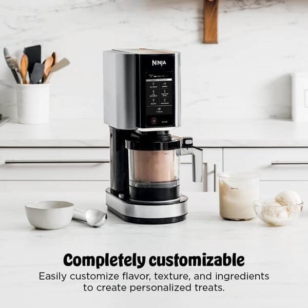 7-in-1 Ice Cream Maker Ninja NC302EU Creami, 800W, 0.4L, Black/Silver