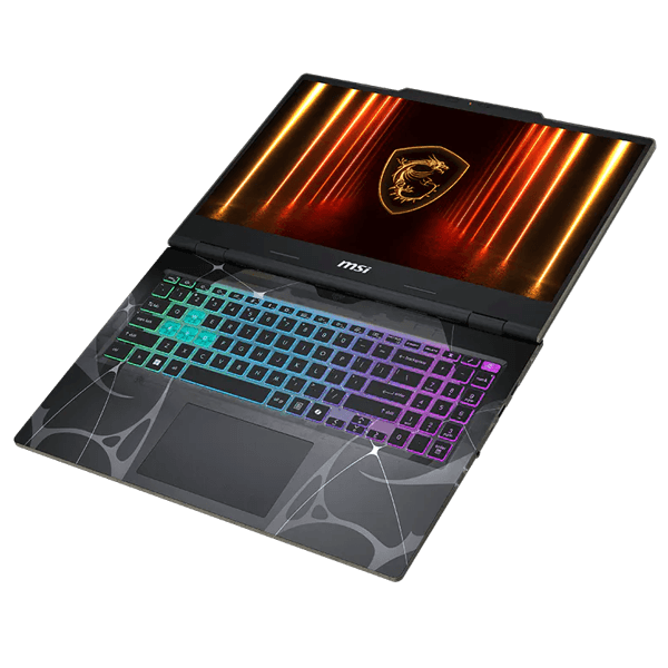 ნოუთბუქი MSI 9S7-15Q342-1251 Cyborg 15 B2RWEKG, 15.6", Core 7-240H, 16GB, 1TB SSD, RTX5050 8GB, W11H, Translucent Black