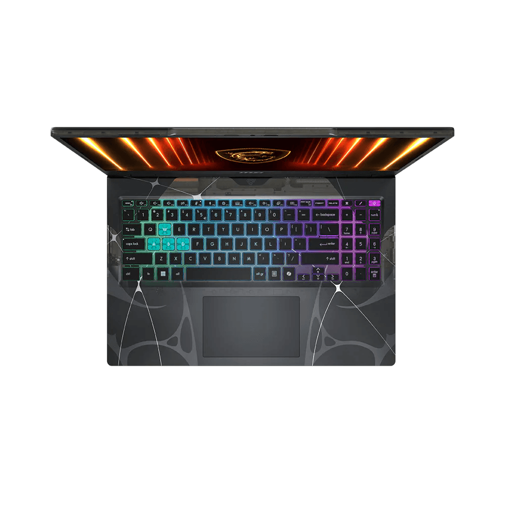 ნოუთბუქი MSI 9S7-15Q342-1251 Cyborg 15 B2RWEKG, 15.6", Core 7-240H, 16GB, 1TB SSD, RTX5050 8GB, W11H, Translucent Black