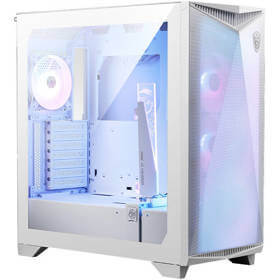 ქეისი MSI 306-7G21W21-W57 MPG GUNGNIR 300R AIRFLOW, Computer Case, MidT, E-ATX, ATX, Micro-ATX, Mini-ITX, 2 × USB 3.2, USB 3.2 Gen2x2 Type-C, 3.5mm, White
