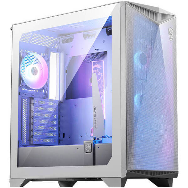 ქეისი MSI 306-7G21W21-W57 MPG GUNGNIR 300R AIRFLOW, Computer Case, MidT, E-ATX, ATX, Micro-ATX, Mini-ITX, 2 × USB 3.2, USB 3.2 Gen2x2 Type-C, 3.5mm, White