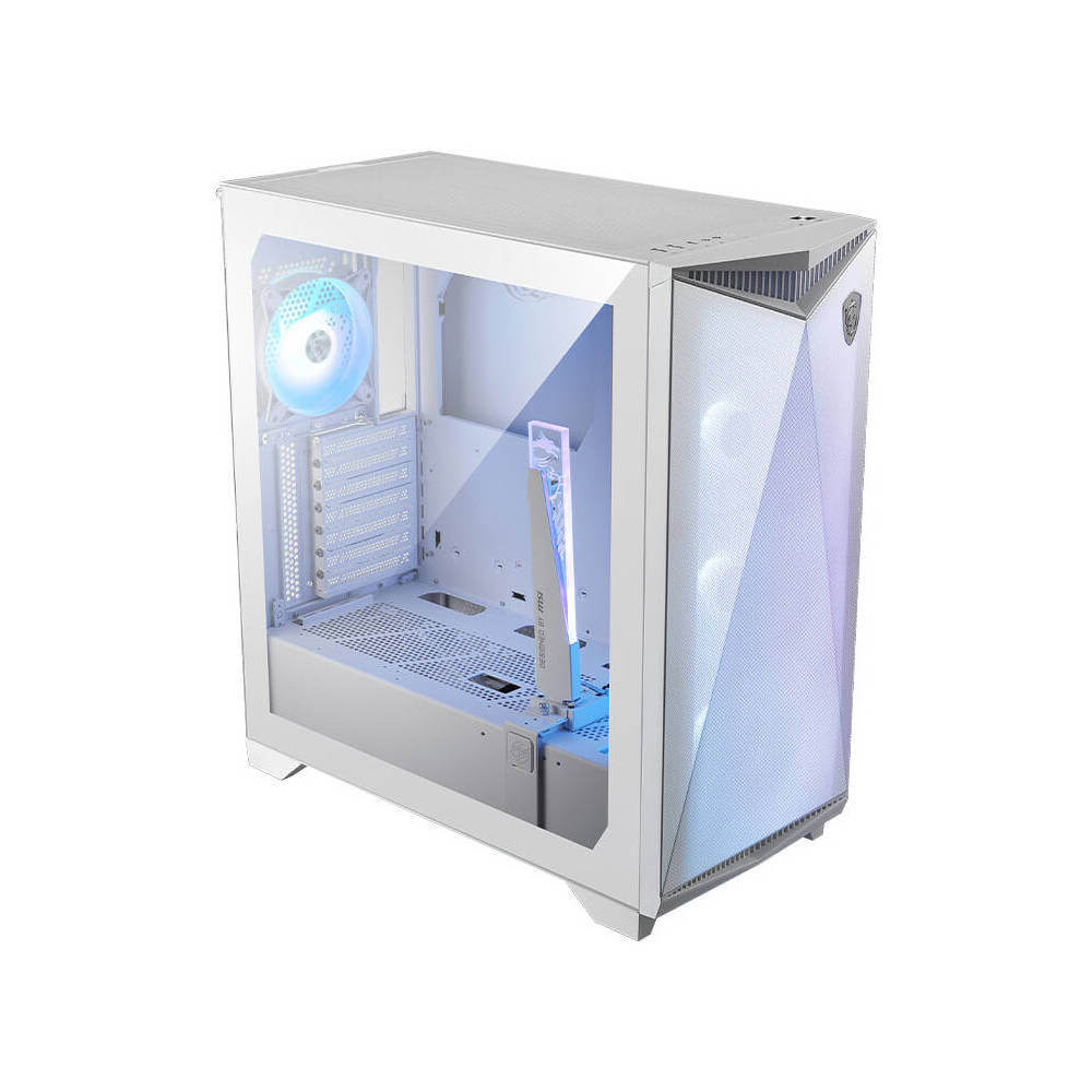 ქეისი MSI 306-7G21W21-W57 MPG GUNGNIR 300R AIRFLOW, Computer Case, MidT, E-ATX, ATX, Micro-ATX, Mini-ITX, 2 × USB 3.2, USB 3.2 Gen2x2 Type-C, 3.5mm, White