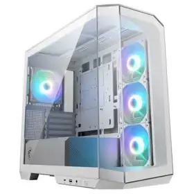 ქეისი MSI 306-7G24W28-HH9 MAG PANO M100R PZ, Computer Case, MiniT, Micro-ATX, Mini-ITX, USB 3.2 Gen1 Type-A, USB 3.2 Gen2 Type-C, White