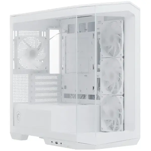 ქეისი MSI 306-7G24W28-HH9 MAG PANO M100R PZ, Computer Case, MiniT, Micro-ATX, Mini-ITX, USB 3.2 Gen1 Type-A, USB 3.2 Gen2 Type-C, White