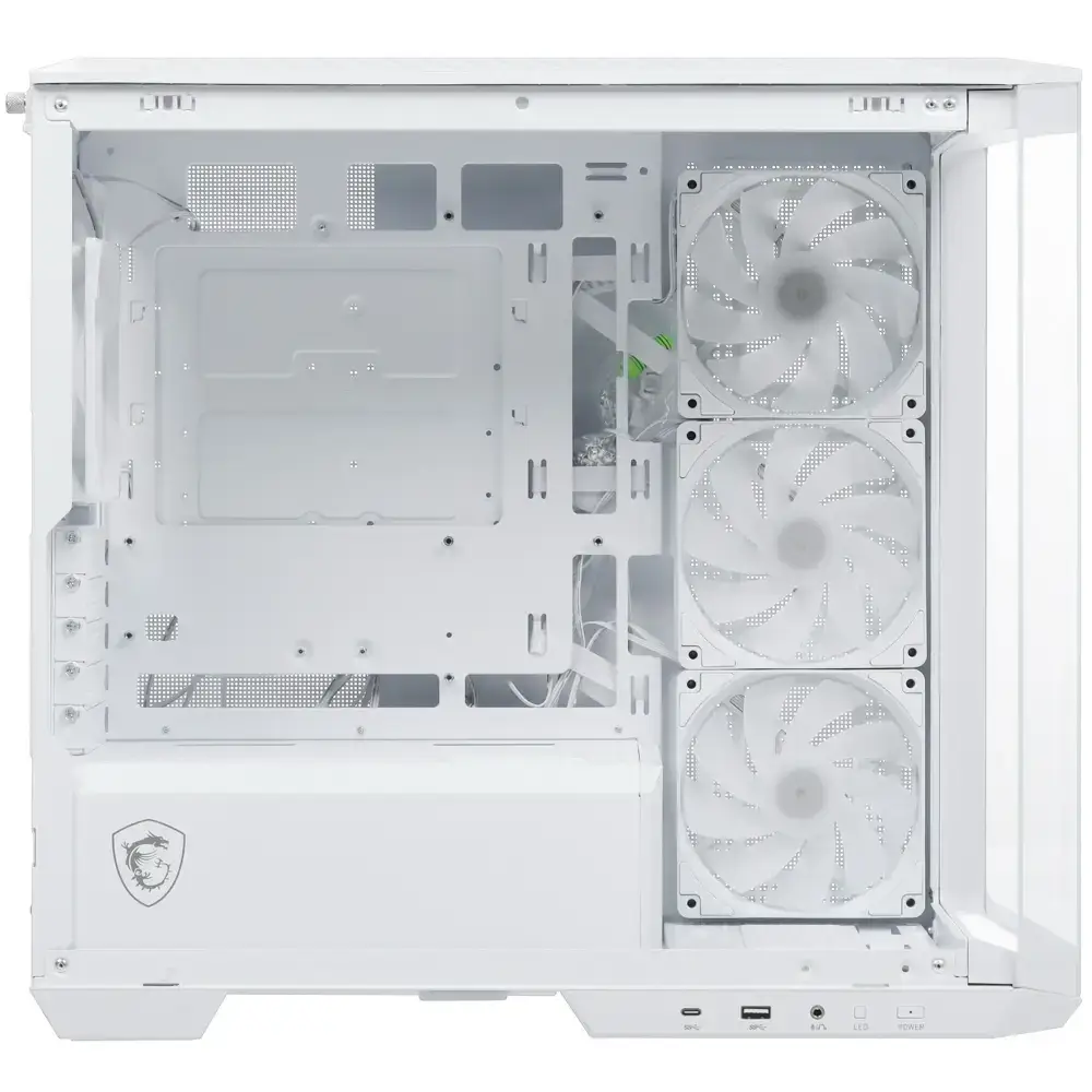 ქეისი MSI 306-7G24W28-HH9 MAG PANO M100R PZ, Computer Case, MiniT, Micro-ATX, Mini-ITX, USB 3.2 Gen1 Type-A, USB 3.2 Gen2 Type-C, White