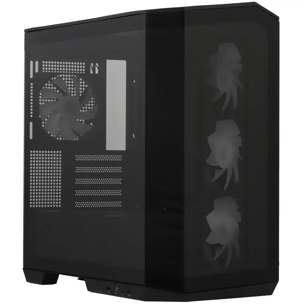 ქეისი MSI 306-7G24R25-HH9 PANO M100R PZ, Computer Case, MiniT, Micro-ATX, Mini-ITX, USB 3.2 Gen1 Type-A, USB 3.2 Gen2 Type-C, Black