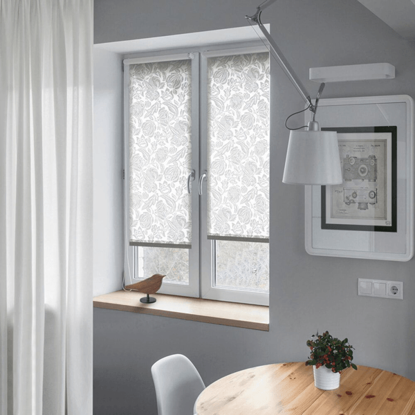 ფარდა როლეტი Delfa СРШ-01М-276, 43x170cm, Roller Shade, White