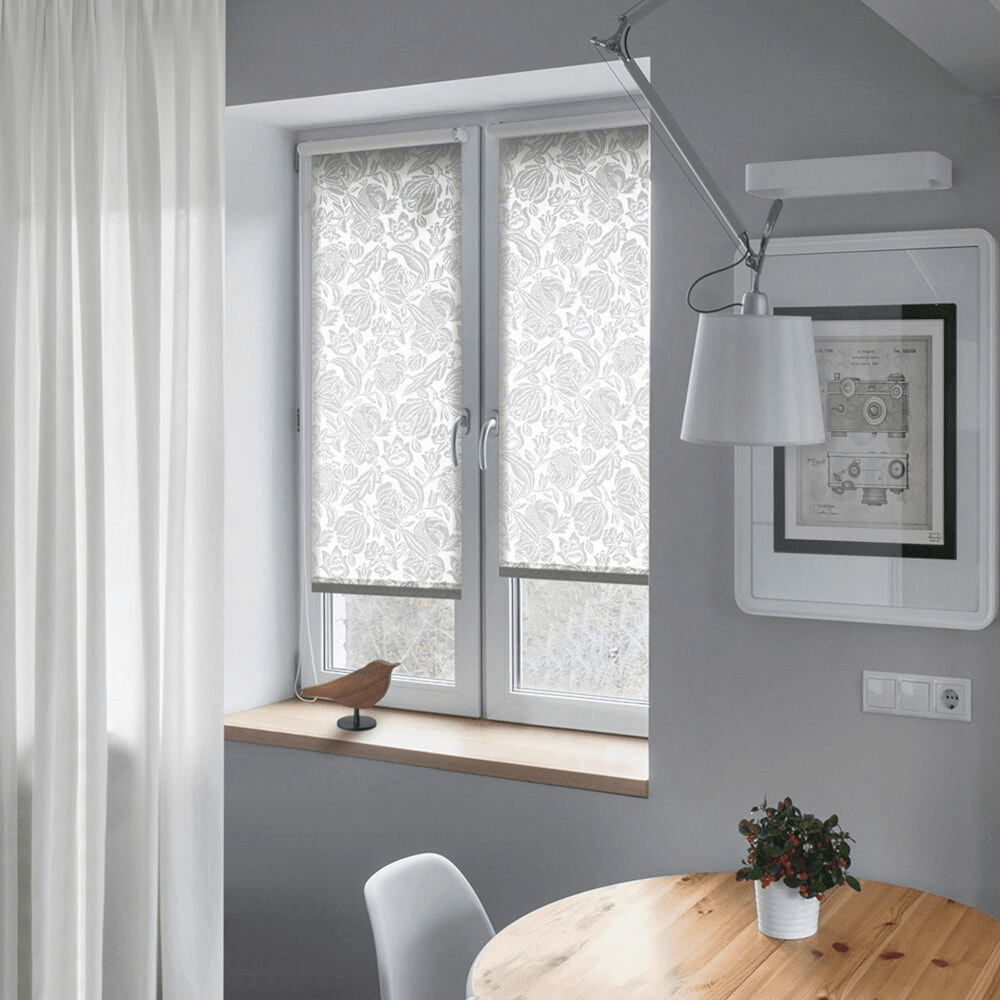 Roller Shade Delfa СРШ-01М-276, 43x170cm, White