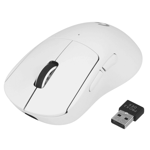 მაუსი Logitech L910-007365 G Pro X Superlight 2 Dex, Wireless, USB, Gaming Mouse, White