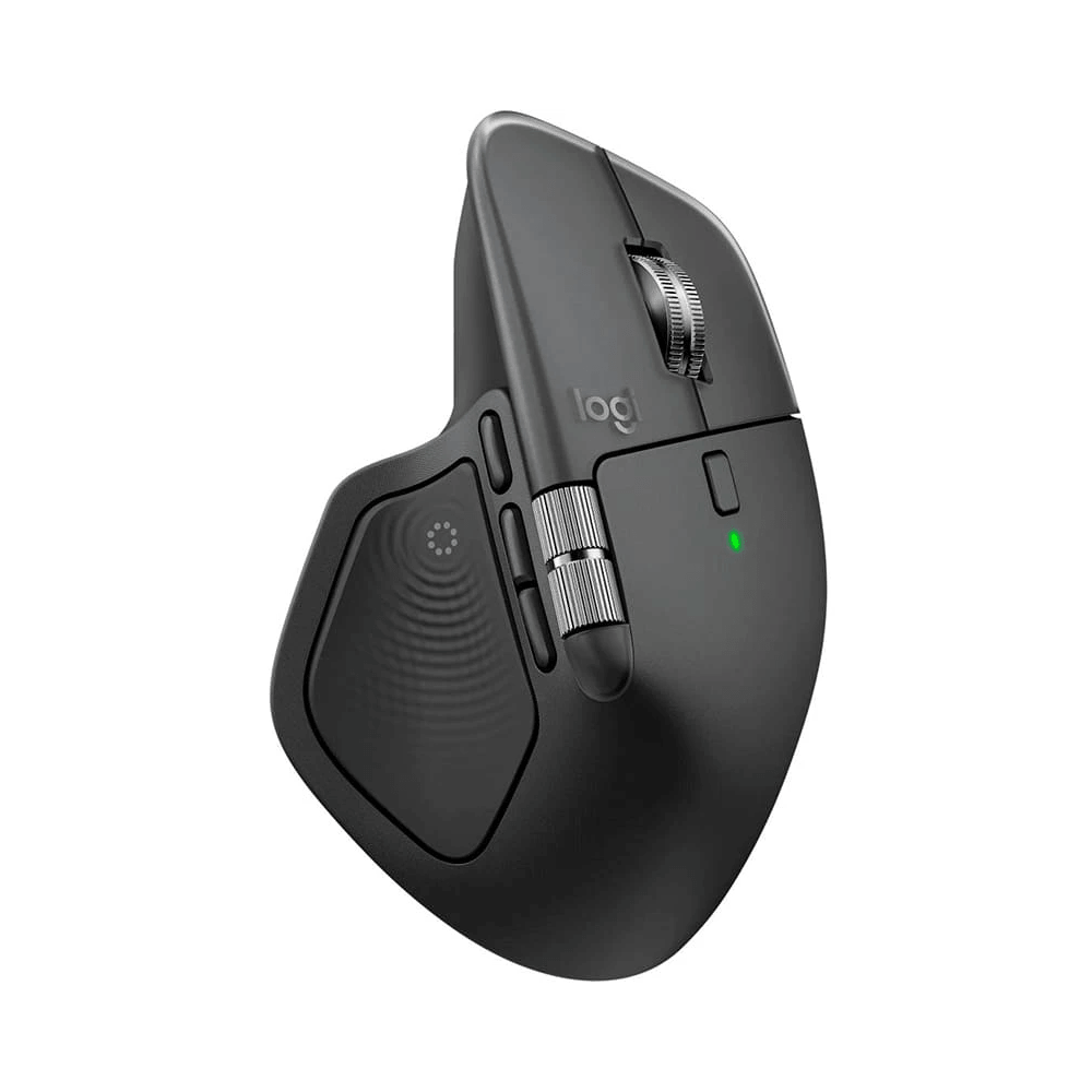 მაუსი Logitech L910-007562 MX Master 4 Performance, Wireless, Bluetooth, USB, Gaming Mouse, Graphite