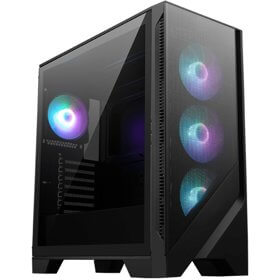 ქეისი MSI 306-7G23R41-HH9 MAG FORGE 321R AIRFLOW, Computer Case, MidT, ATX, Micro-ATX, Mini-ITX, USB 3.2, USB Type-C, Black