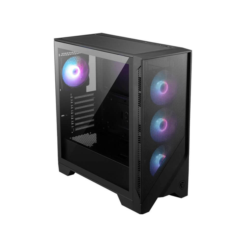 ქეისი MSI 306-7G23R41-HH9 MAG FORGE 321R AIRFLOW, Computer Case, MidT, ATX, Micro-ATX, Mini-ITX, USB 3.2, USB Type-C, Black