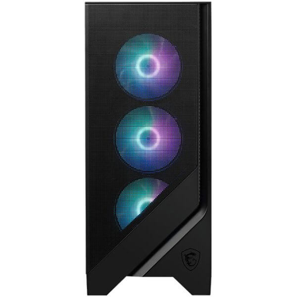 ქეისი MSI 306-7G23R41-HH9 MAG FORGE 321R AIRFLOW, Computer Case, MidT, ATX, Micro-ATX, Mini-ITX, USB 3.2, USB Type-C, Black