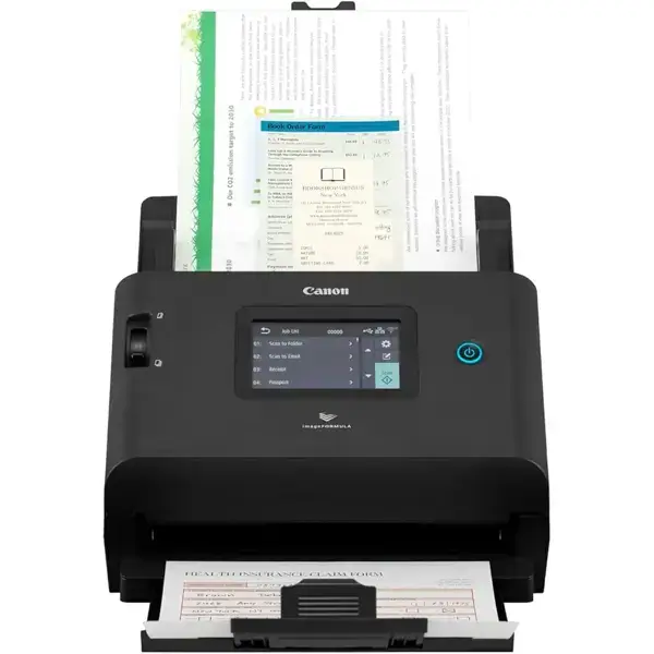 სკანერი Canon 6897C009AA imageFORMULA DR-S350NW, A4, Duplex, RJ45, USB, Scanner, Black