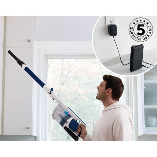 Vacuum Cleaner Shark IZ380EU PowerPro, 181W, 0.28L, White/Blue