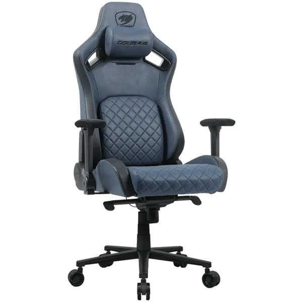 გეიმერული სავარძელი Cougar CGR-DSF-BUB Defensor S F, Gaming Chair, Navy Blue