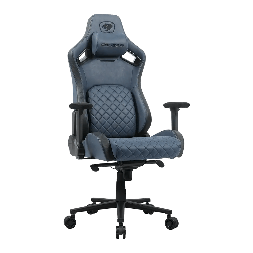 გეიმერული სავარძელი Cougar CGR-DSF-BUB Defensor S F, Gaming Chair, Navy Blue
